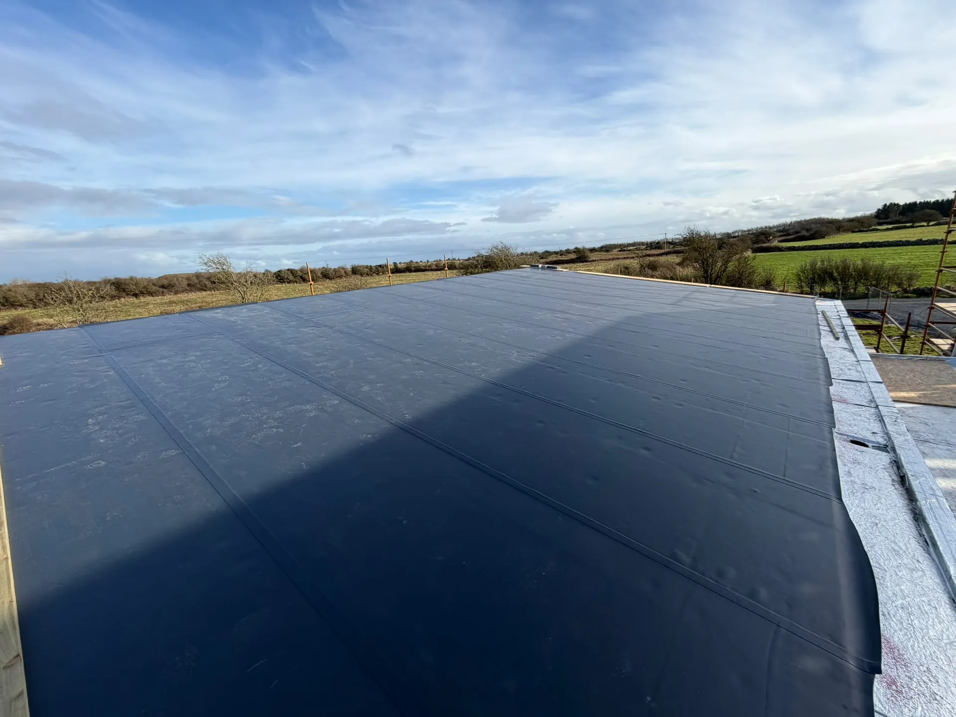 Flat roof completed by Govin Roofing Systems