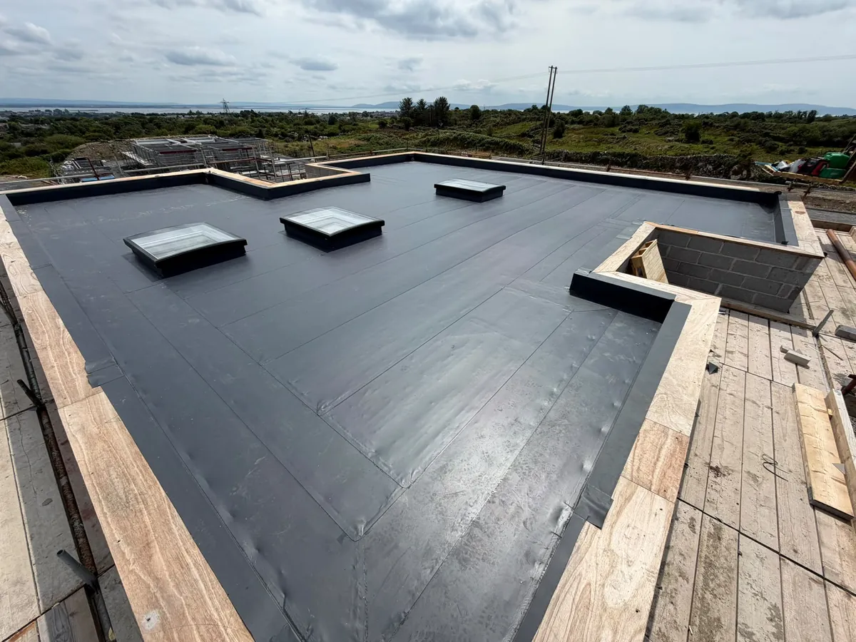 PVC membrane flat roof by Govin Roofing Systems